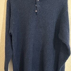 Woolrich Men's Navy Crewneck Sweater